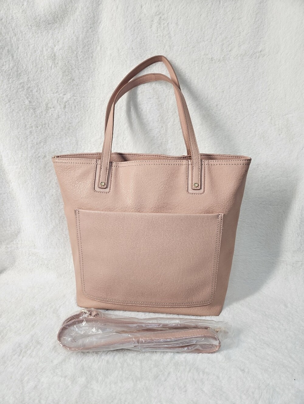 Lauren Conrad Blush Pink Tote Bag Crossbody
